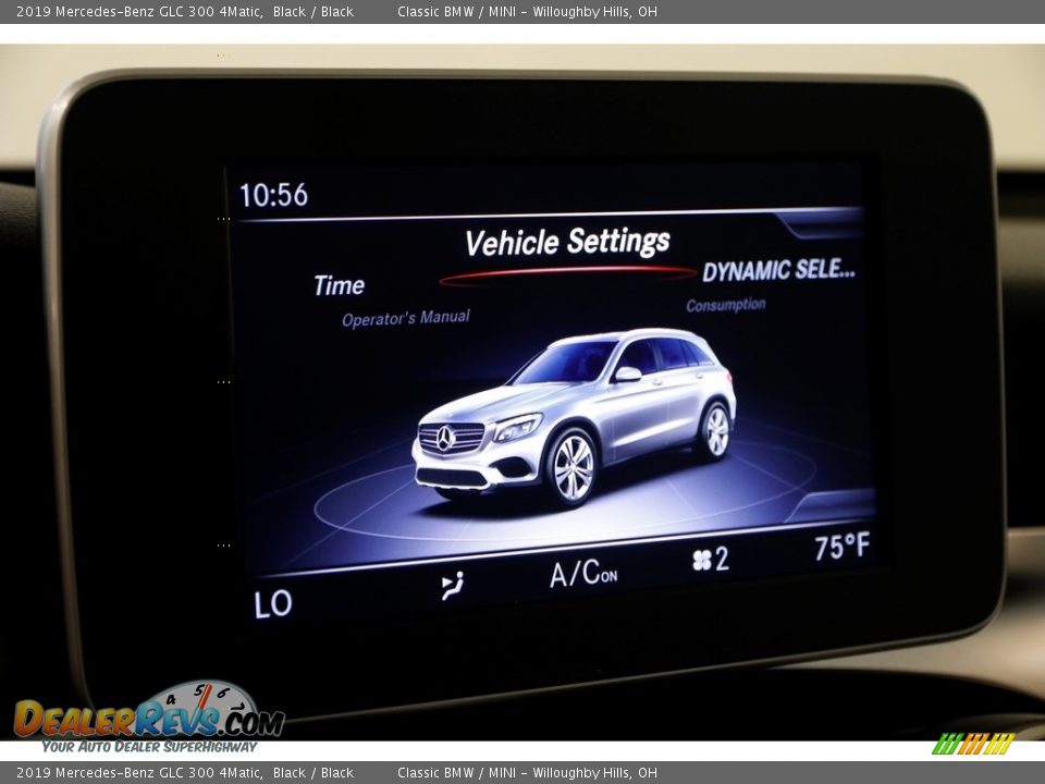 2019 Mercedes-Benz GLC 300 4Matic Black / Black Photo #16