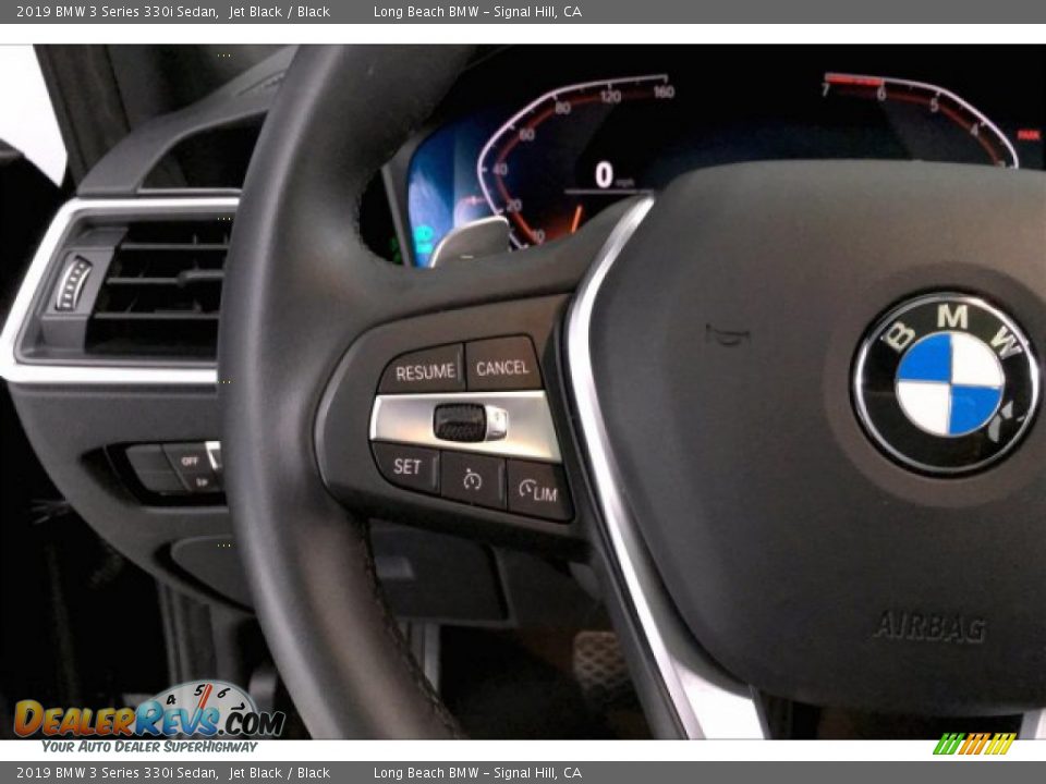 2019 BMW 3 Series 330i Sedan Jet Black / Black Photo #14