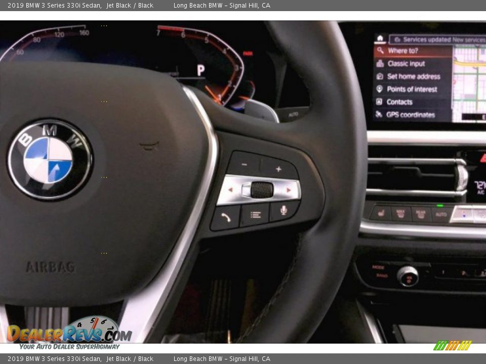 2019 BMW 3 Series 330i Sedan Jet Black / Black Photo #15