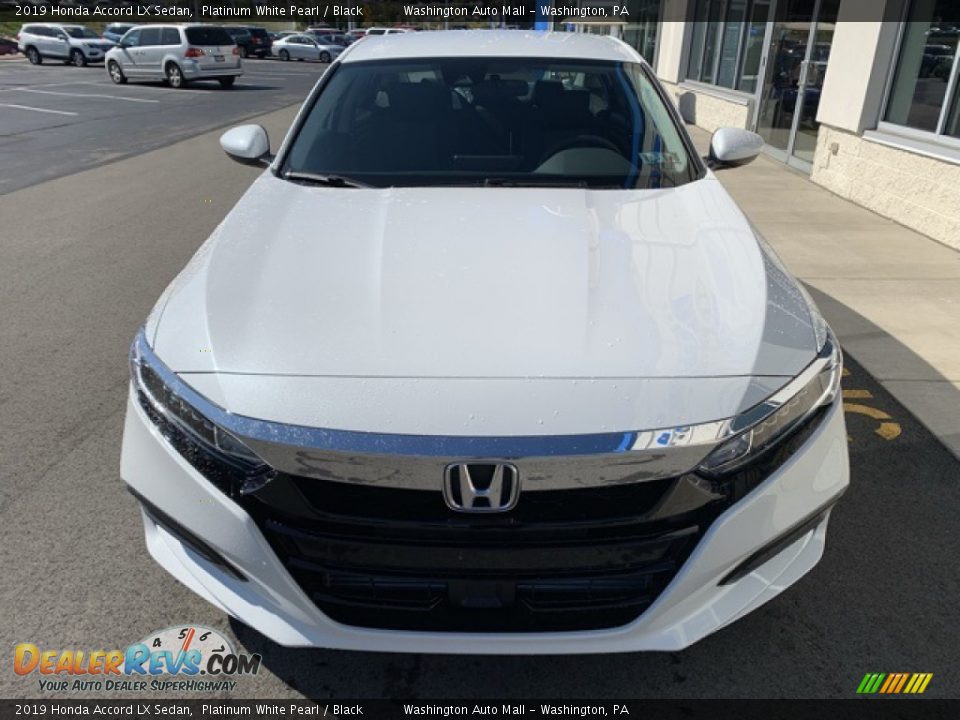 2019 Honda Accord LX Sedan Platinum White Pearl / Black Photo #3