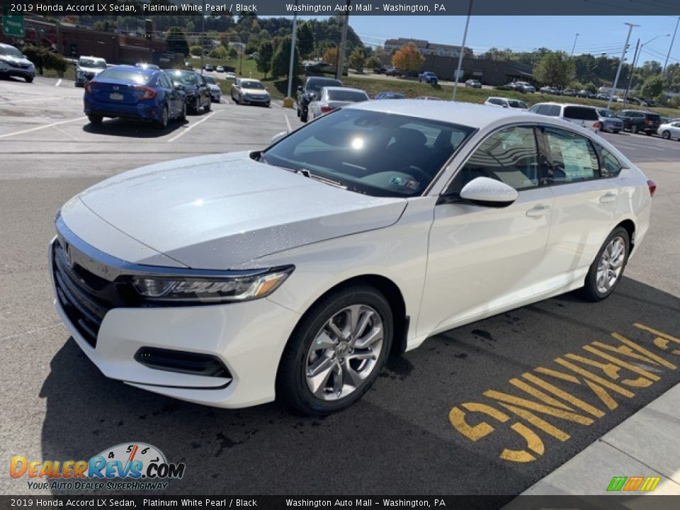 2019 Honda Accord LX Sedan Platinum White Pearl / Black Photo #4