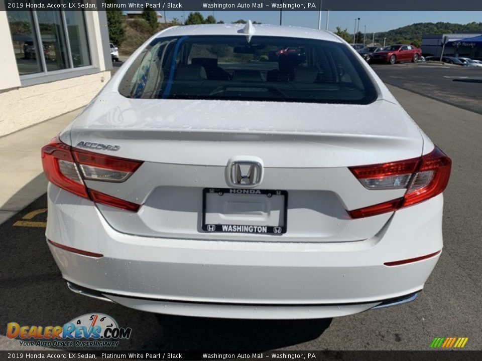 2019 Honda Accord LX Sedan Platinum White Pearl / Black Photo #6