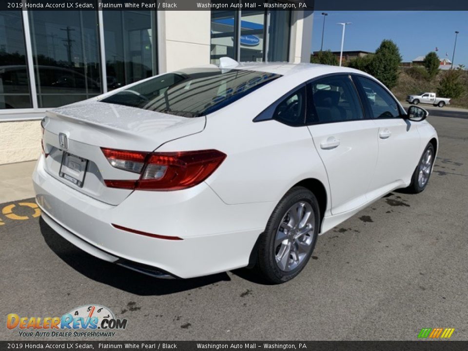 2019 Honda Accord LX Sedan Platinum White Pearl / Black Photo #7