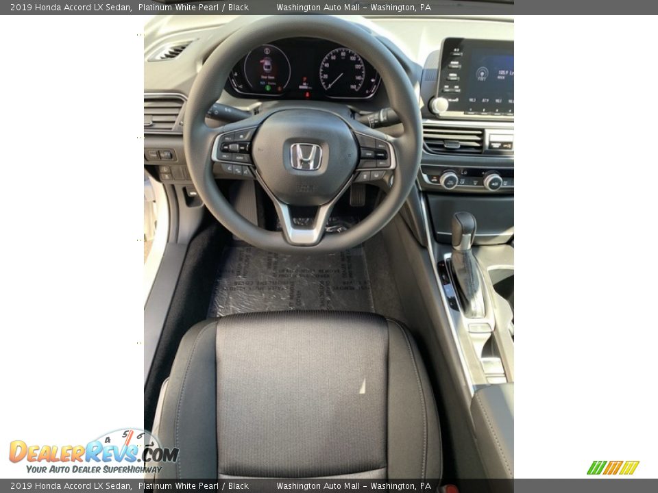 2019 Honda Accord LX Sedan Platinum White Pearl / Black Photo #13