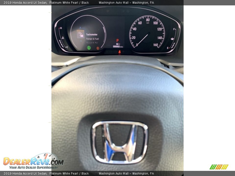 2019 Honda Accord LX Sedan Platinum White Pearl / Black Photo #29