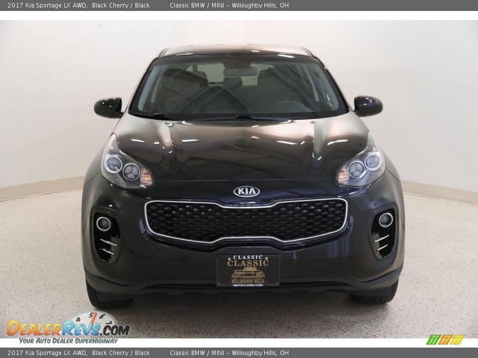 2017 Kia Sportage LX AWD Black Cherry / Black Photo #2