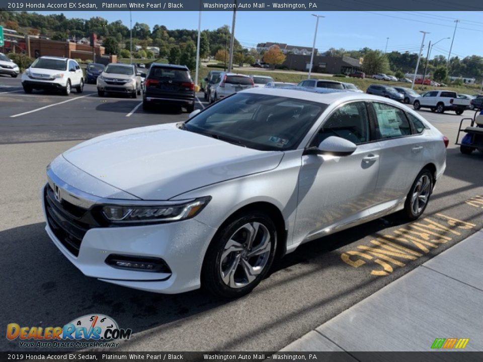 2019 Honda Accord EX Sedan Platinum White Pearl / Black Photo #4
