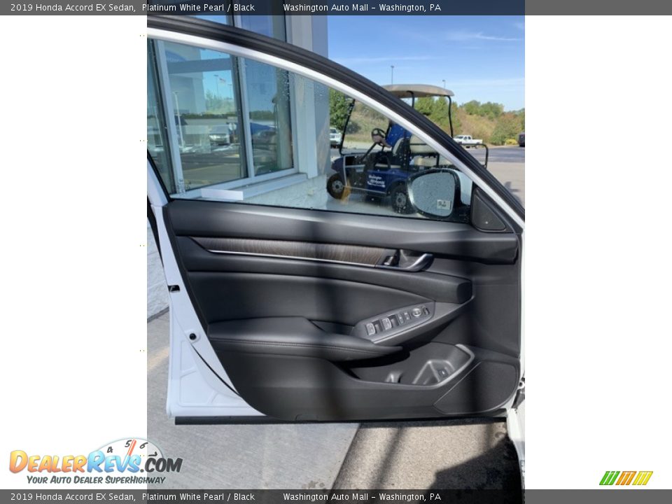 2019 Honda Accord EX Sedan Platinum White Pearl / Black Photo #10