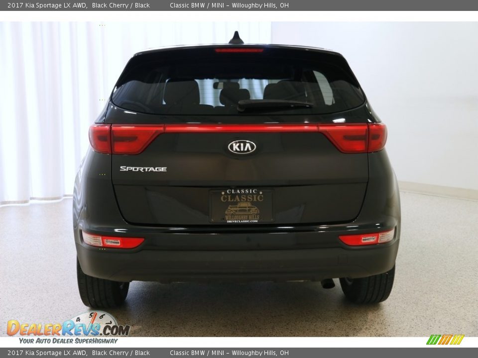 2017 Kia Sportage LX AWD Black Cherry / Black Photo #18