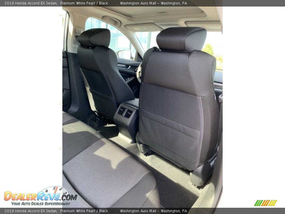 2019 Honda Accord EX Sedan Platinum White Pearl / Black Photo #24