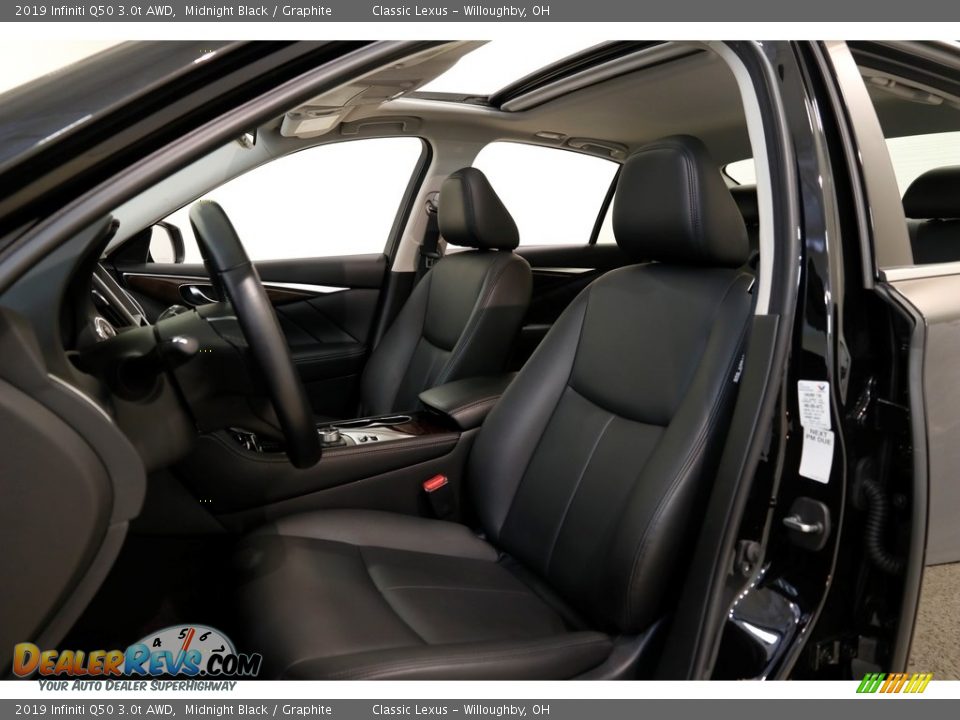 Front Seat of 2019 Infiniti Q50 3.0t AWD Photo #5