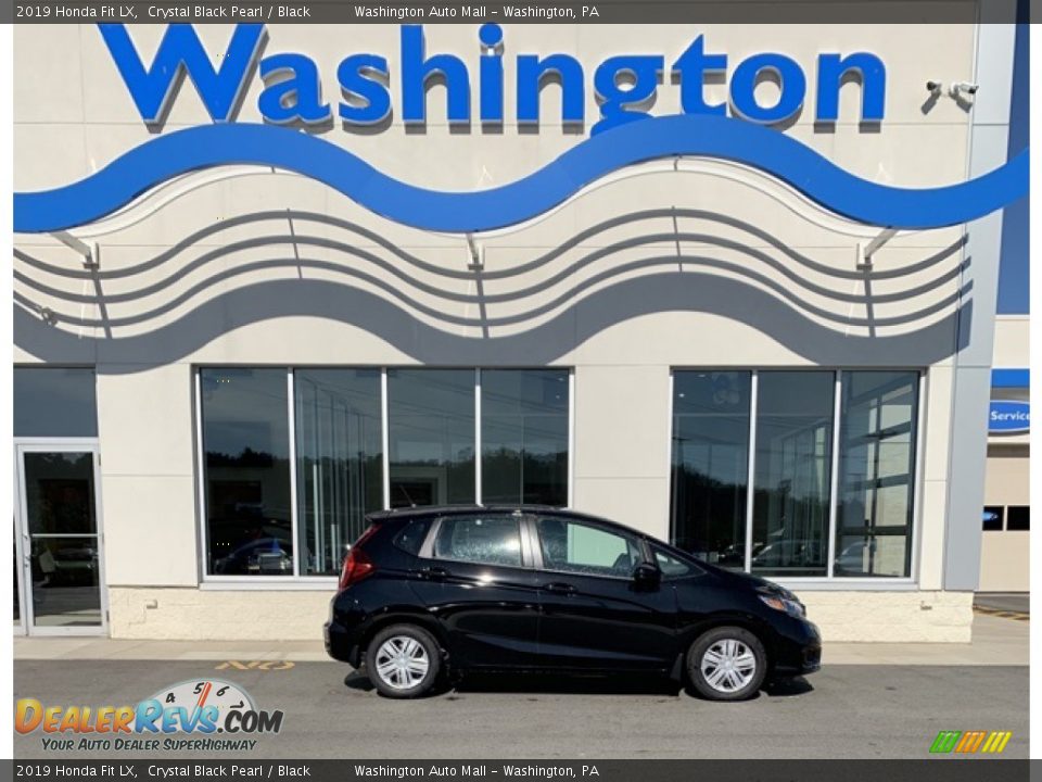 2019 Honda Fit LX Crystal Black Pearl / Black Photo #1