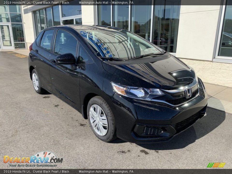 2019 Honda Fit LX Crystal Black Pearl / Black Photo #2