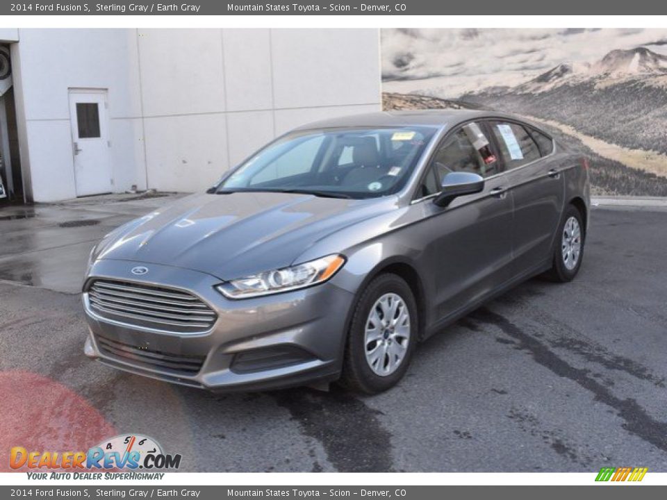 2014 Ford Fusion S Sterling Gray / Earth Gray Photo #2