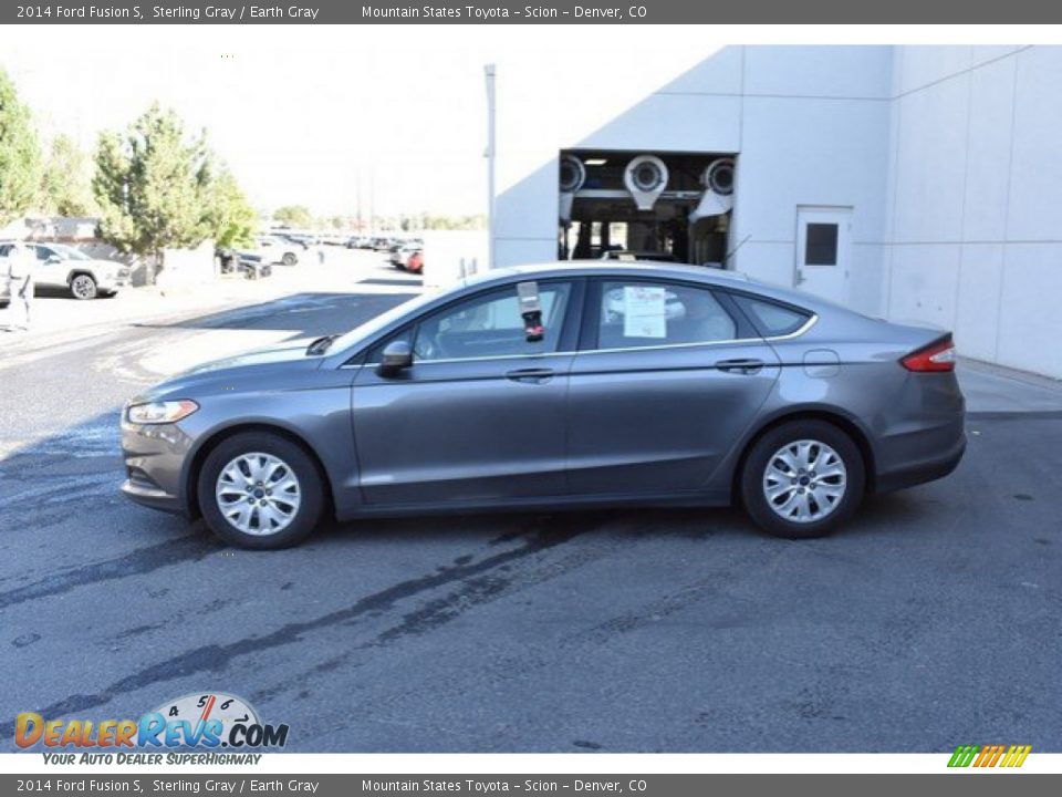 2014 Ford Fusion S Sterling Gray / Earth Gray Photo #3