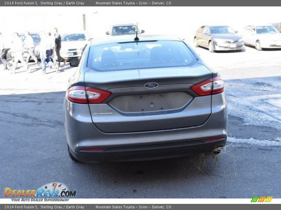 2014 Ford Fusion S Sterling Gray / Earth Gray Photo #5