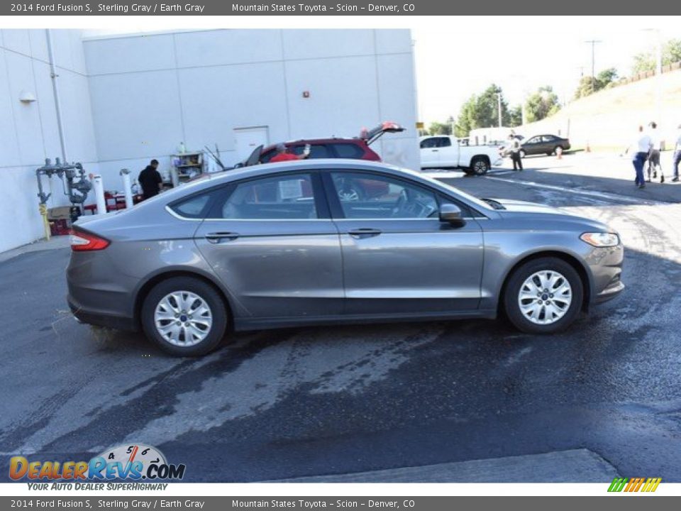 2014 Ford Fusion S Sterling Gray / Earth Gray Photo #7