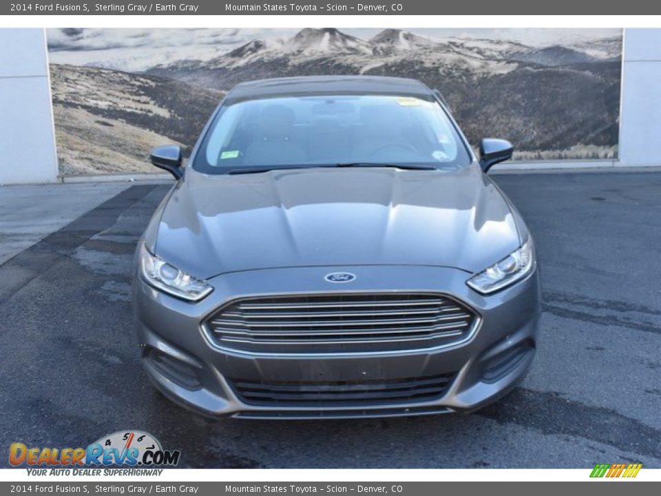 2014 Ford Fusion S Sterling Gray / Earth Gray Photo #8
