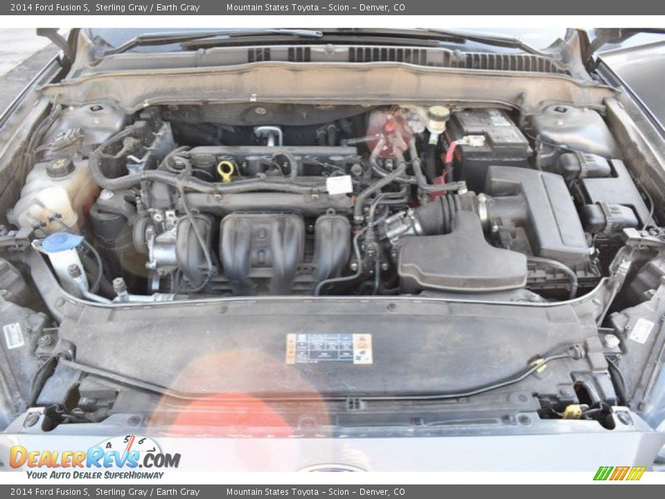 2014 Ford Fusion S Sterling Gray / Earth Gray Photo #9