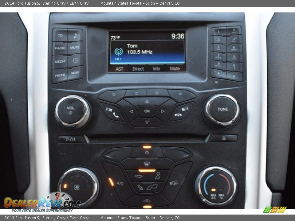 2014 Ford Fusion S Sterling Gray / Earth Gray Photo #11