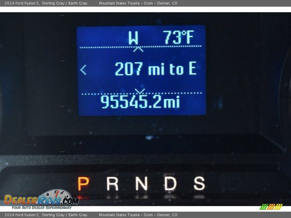 2014 Ford Fusion S Sterling Gray / Earth Gray Photo #12