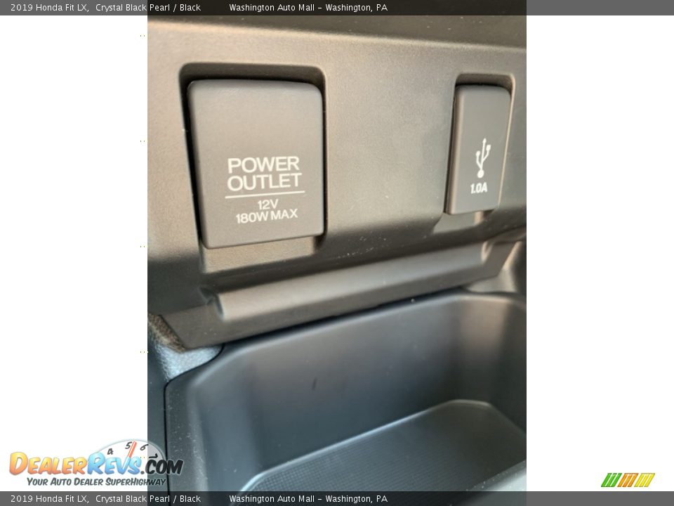 2019 Honda Fit LX Crystal Black Pearl / Black Photo #34