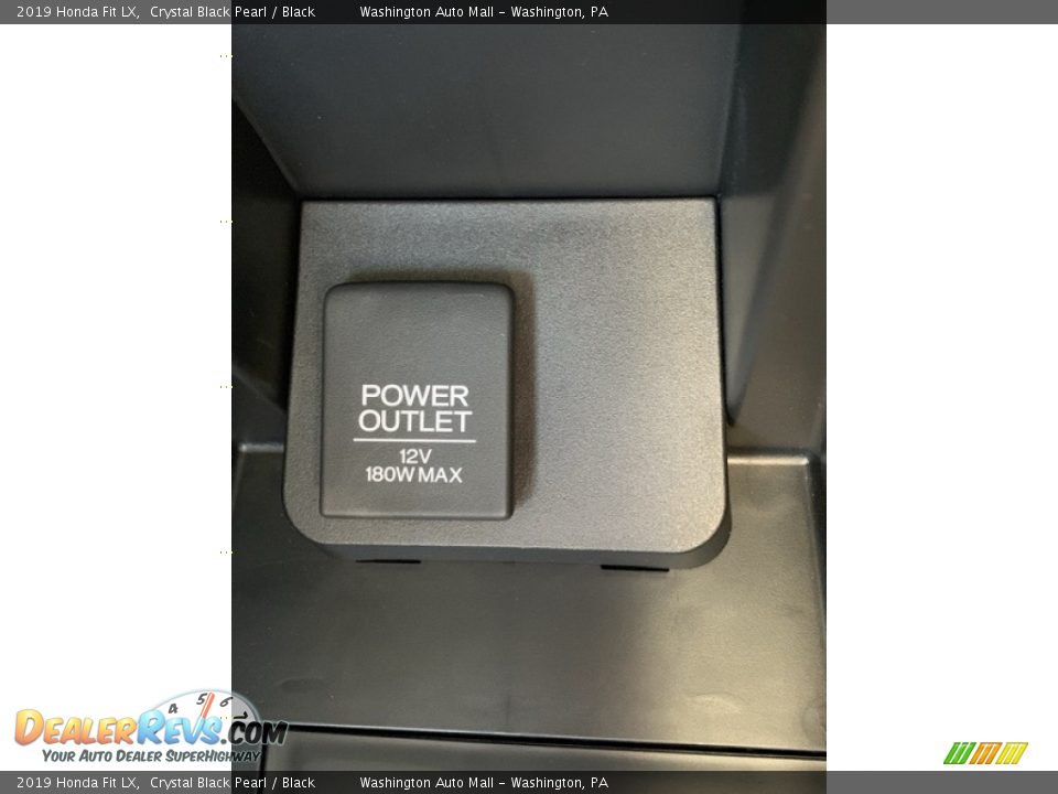 2019 Honda Fit LX Crystal Black Pearl / Black Photo #35