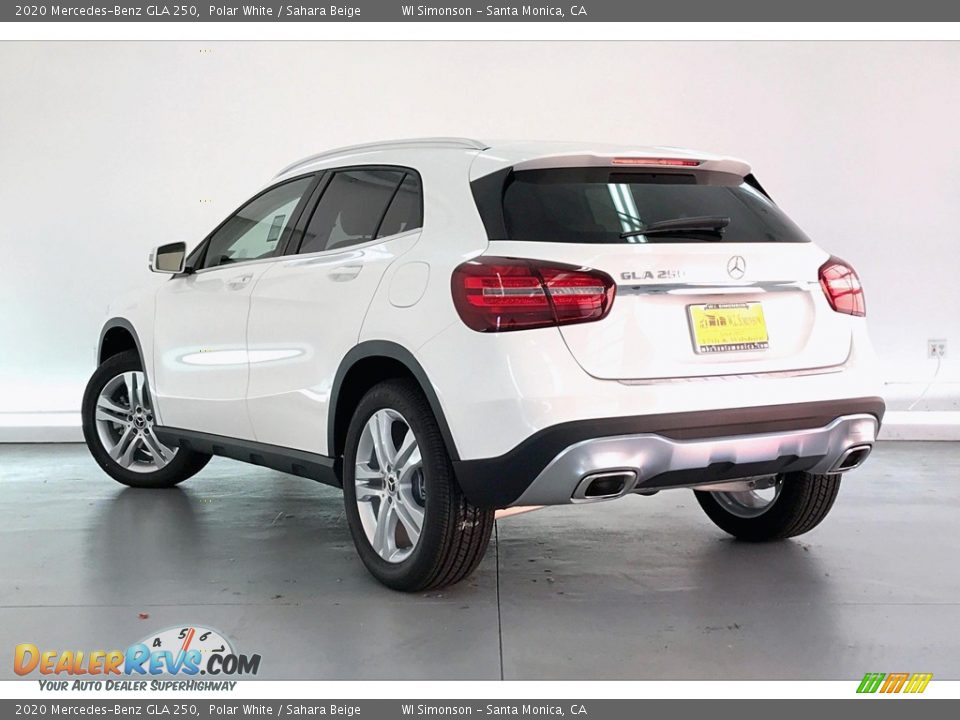 2020 Mercedes-Benz GLA 250 Polar White / Sahara Beige Photo #2