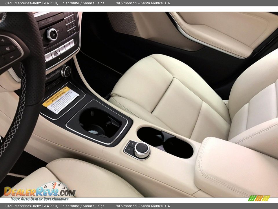 2020 Mercedes-Benz GLA 250 Polar White / Sahara Beige Photo #7