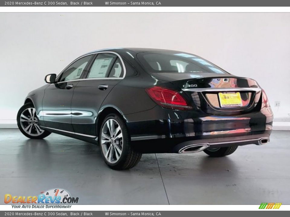 2020 Mercedes-Benz C 300 Sedan Black / Black Photo #2