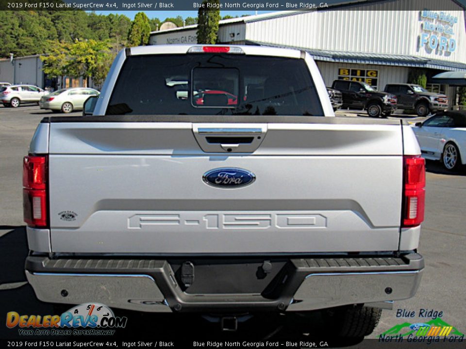 2019 Ford F150 Lariat SuperCrew 4x4 Ingot Silver / Black Photo #4