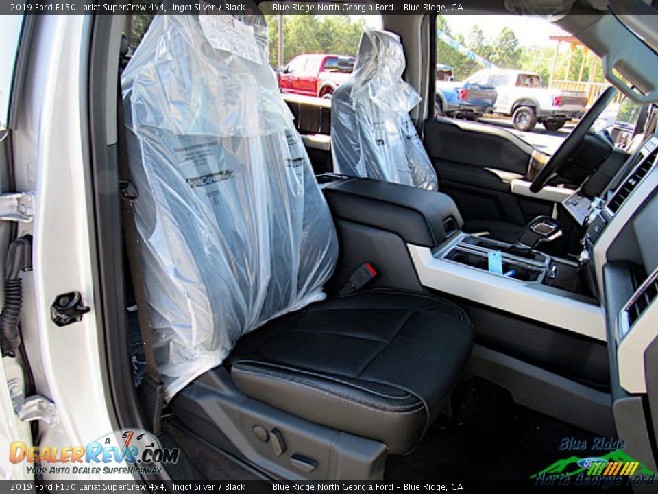 2019 Ford F150 Lariat SuperCrew 4x4 Ingot Silver / Black Photo #11
