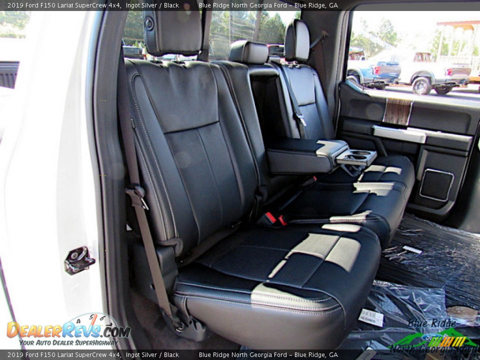 2019 Ford F150 Lariat SuperCrew 4x4 Ingot Silver / Black Photo #12