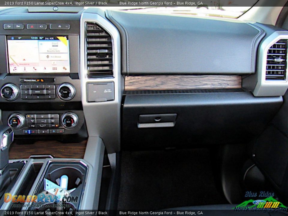 2019 Ford F150 Lariat SuperCrew 4x4 Ingot Silver / Black Photo #16