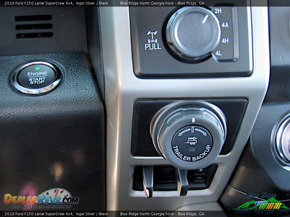 2019 Ford F150 Lariat SuperCrew 4x4 Ingot Silver / Black Photo #23