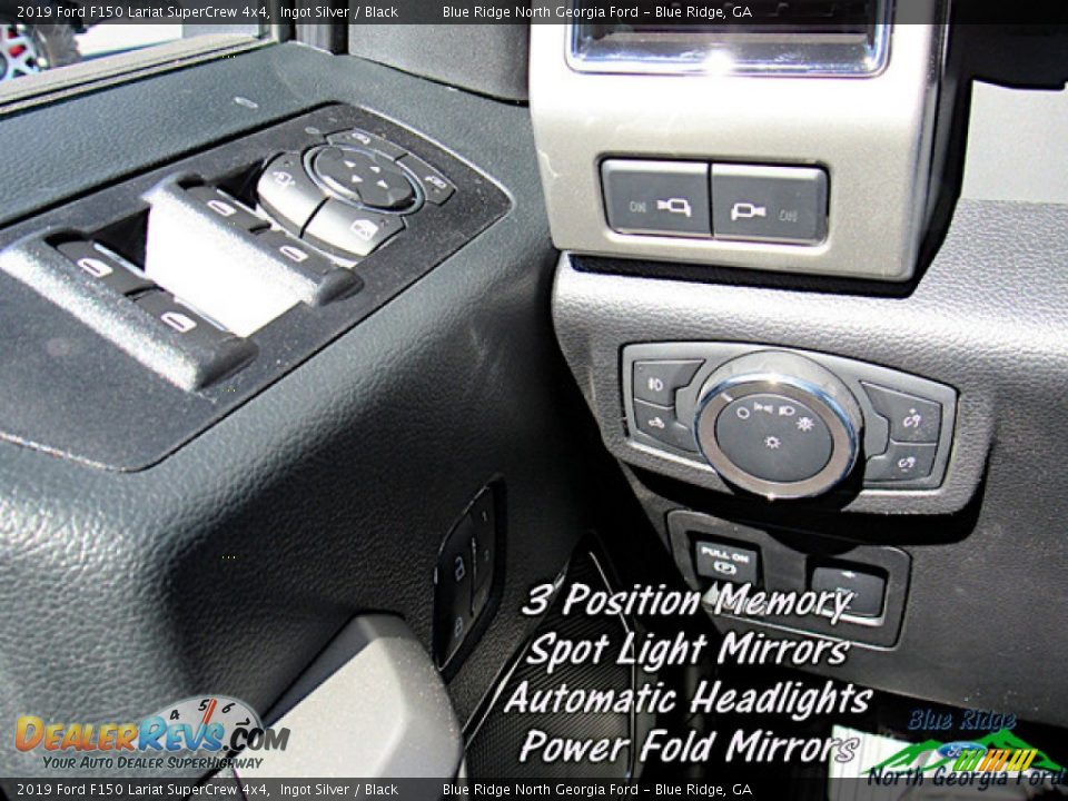 2019 Ford F150 Lariat SuperCrew 4x4 Ingot Silver / Black Photo #25