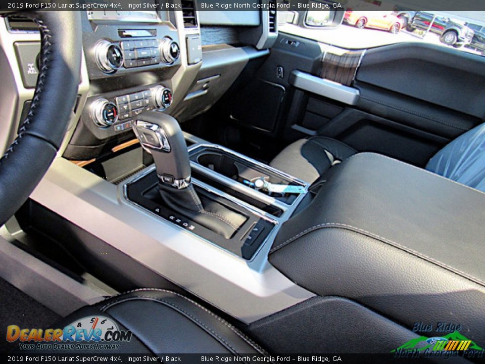 2019 Ford F150 Lariat SuperCrew 4x4 Ingot Silver / Black Photo #26