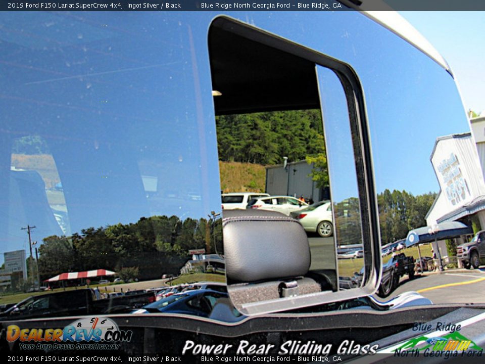 2019 Ford F150 Lariat SuperCrew 4x4 Ingot Silver / Black Photo #27