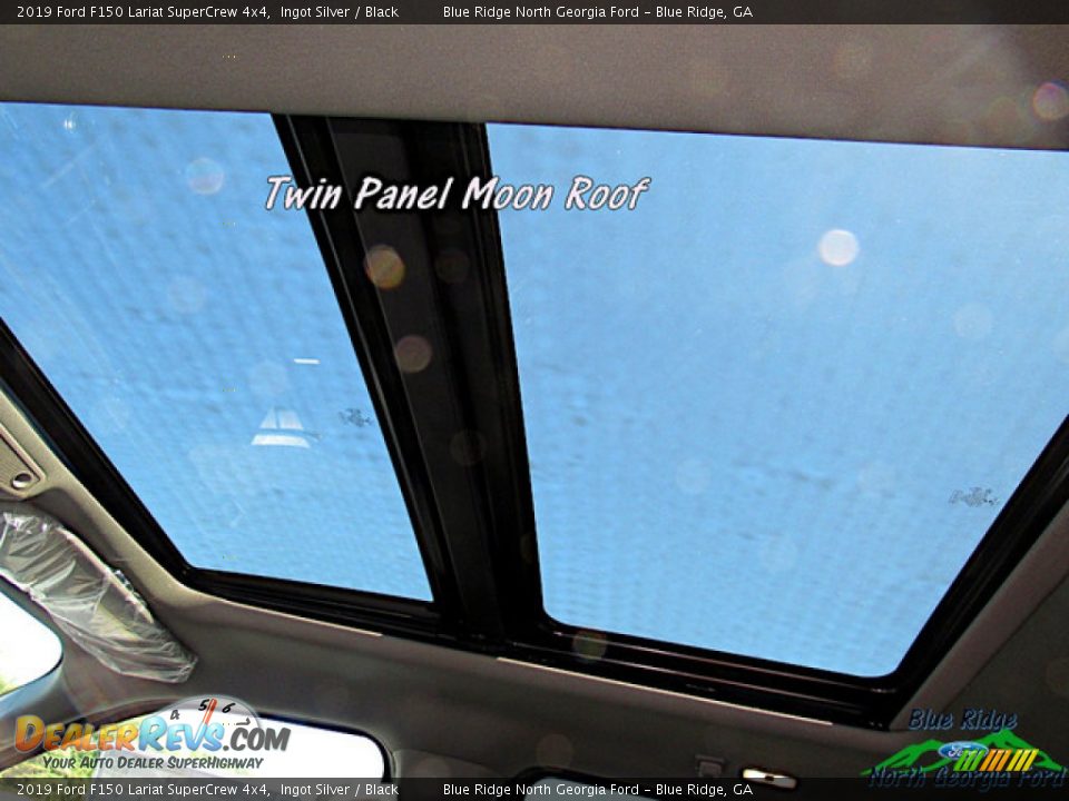 2019 Ford F150 Lariat SuperCrew 4x4 Ingot Silver / Black Photo #29