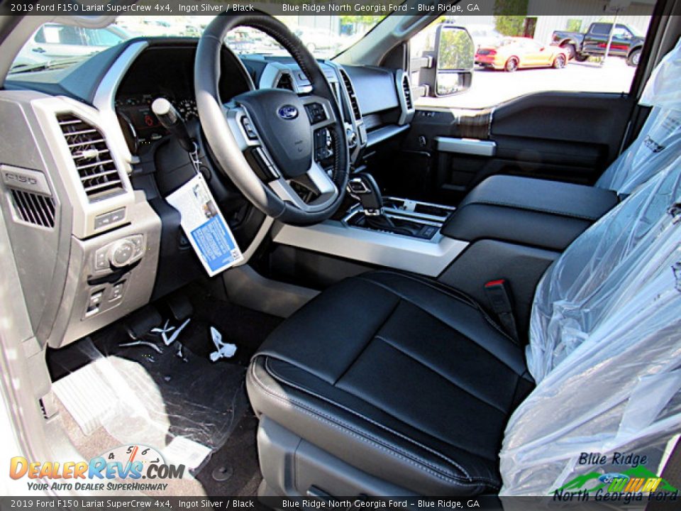 2019 Ford F150 Lariat SuperCrew 4x4 Ingot Silver / Black Photo #32