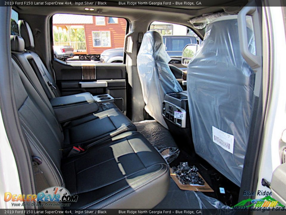 2019 Ford F150 Lariat SuperCrew 4x4 Ingot Silver / Black Photo #34