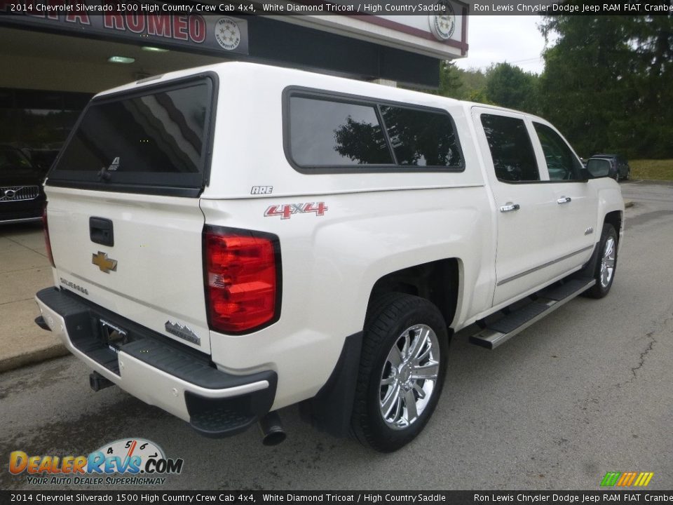 2014 Chevrolet Silverado 1500 High Country Crew Cab 4x4 White Diamond Tricoat / High Country Saddle Photo #2