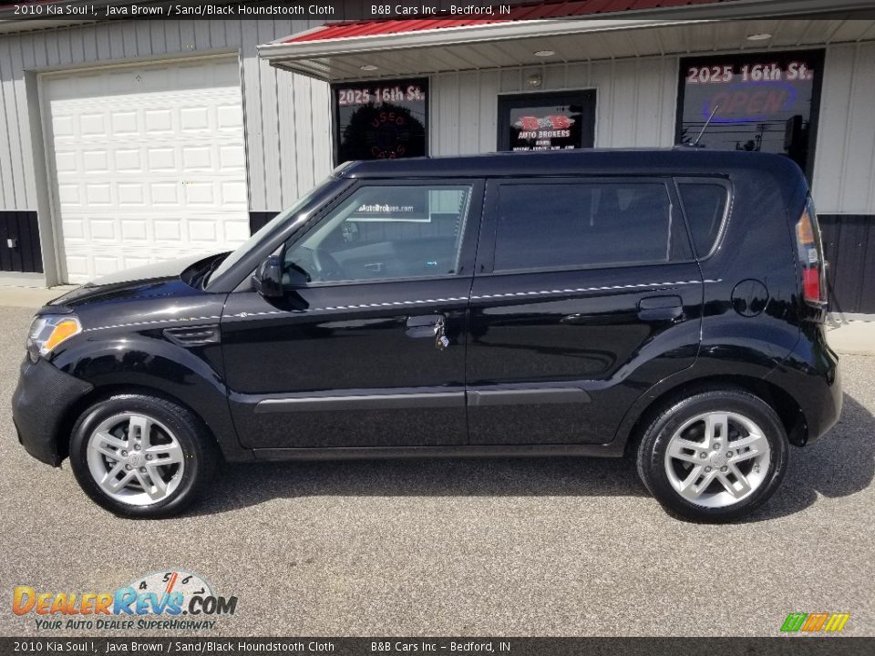 2010 Kia Soul ! Java Brown / Sand/Black Houndstooth Cloth Photo #2