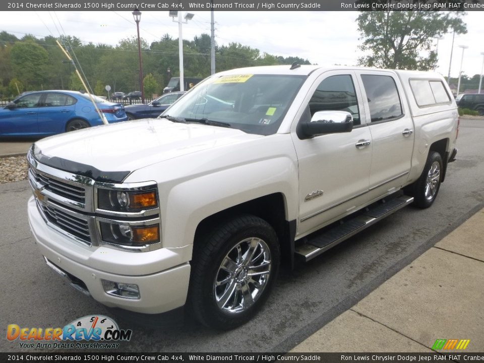 2014 Chevrolet Silverado 1500 High Country Crew Cab 4x4 White Diamond Tricoat / High Country Saddle Photo #5