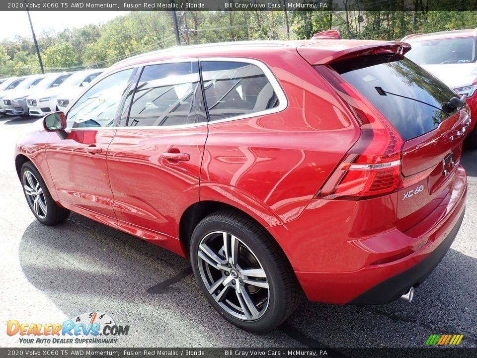 Fusion Red Metallic 2020 Volvo XC60 T5 AWD Momentum Photo #4
