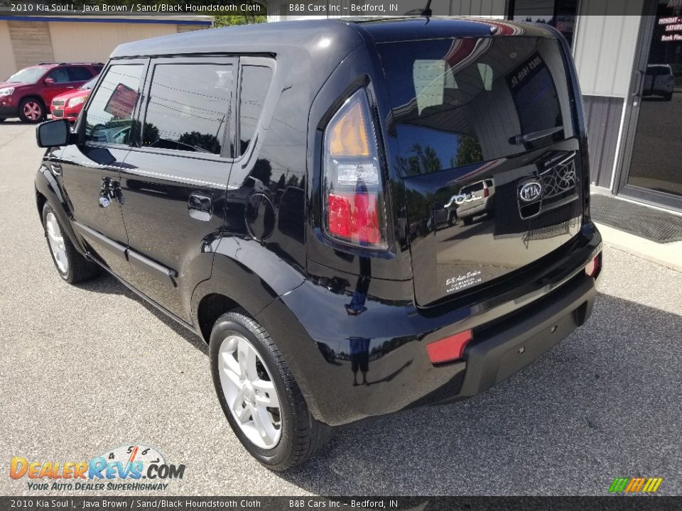 2010 Kia Soul ! Java Brown / Sand/Black Houndstooth Cloth Photo #4