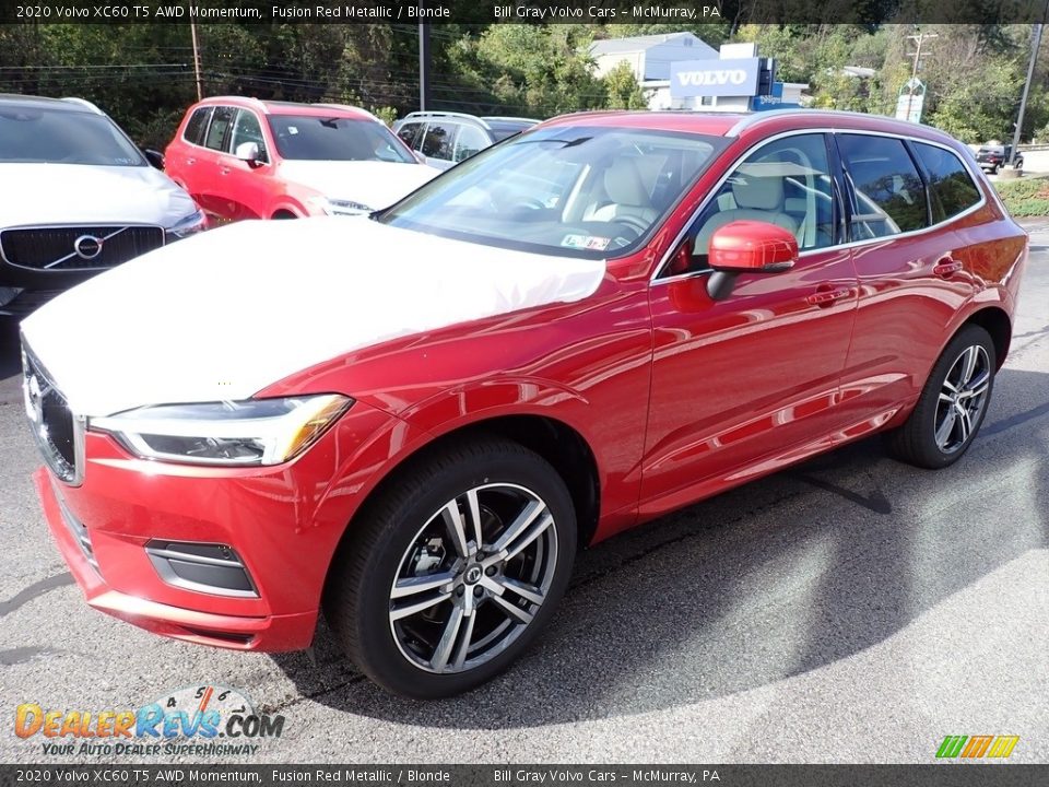 Fusion Red Metallic 2020 Volvo XC60 T5 AWD Momentum Photo #5