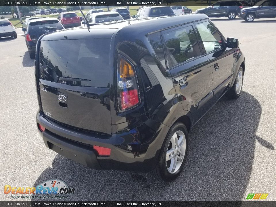 2010 Kia Soul ! Java Brown / Sand/Black Houndstooth Cloth Photo #6