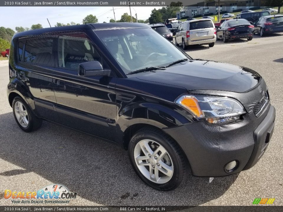2010 Kia Soul ! Java Brown / Sand/Black Houndstooth Cloth Photo #8