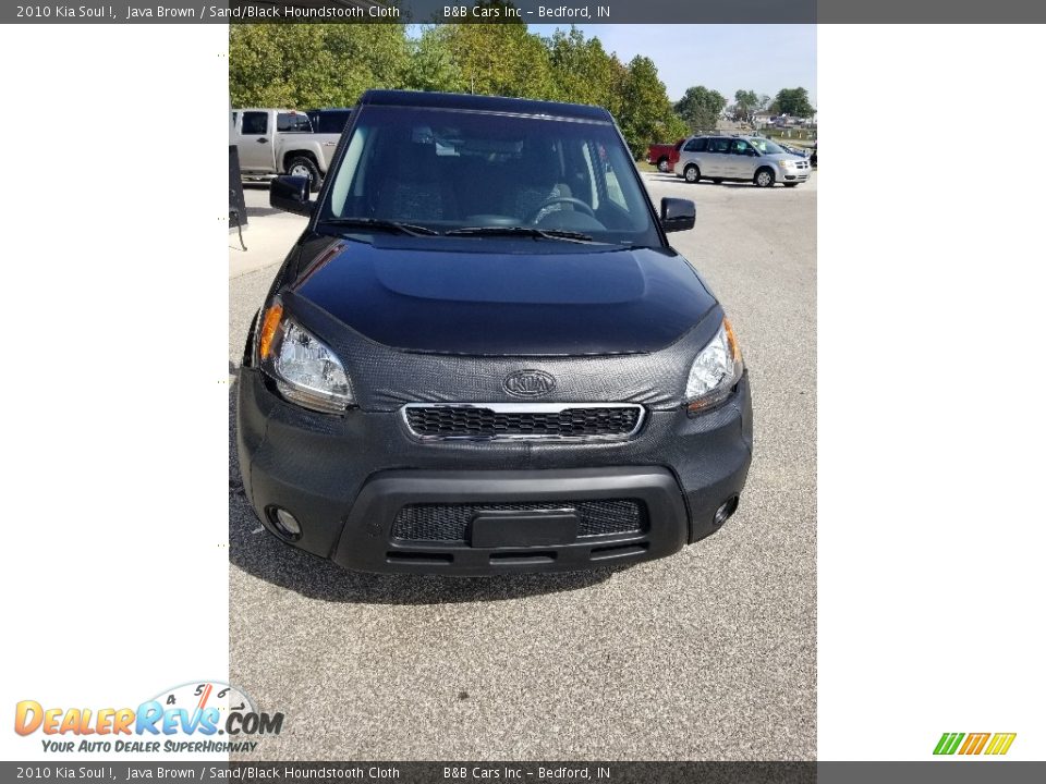 2010 Kia Soul ! Java Brown / Sand/Black Houndstooth Cloth Photo #9
